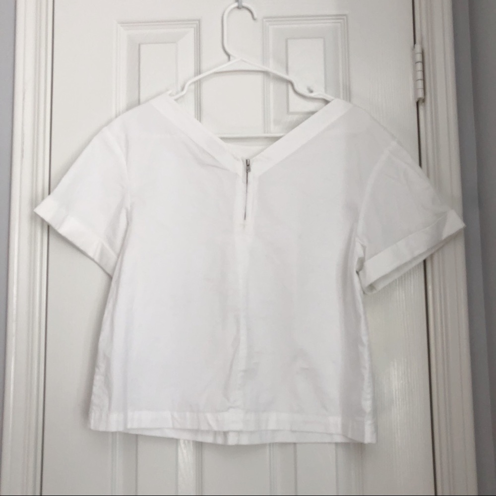 J Crew Factory White Top - Picture 4 of 4